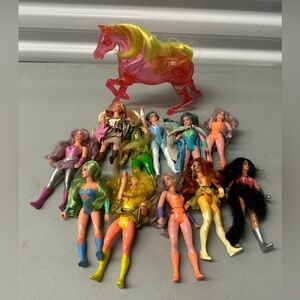 Vintage 80’s She-ra lot with 11 figures and Horse